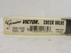 Victor 0690-0035; Check Valve; 200 PSIG