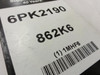 Bando 1MHF6; Serpentine Belt; 6-Rib; 86.2"Long; 862K6