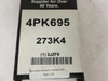 Bando 4PK695; Serpentine Belt; Industry Number 273K4