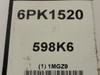 Bando 598K6; Serpentine Belt; 6PK1520; 59.8"; 1MGZ9