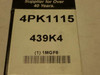 Bando 439K4; Serpentine Belt 4PK1115