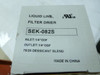 MFG- 6AWY7; Steel Fillter Dryer; 75/25; 4.5Ton; 1/4 In; SEK-082S