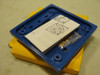 Hubbell HBL4APBL; Adapter Plate; 4 Plex; Color Blue