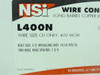 NSI L400N; Compression Lug 2 Hole; 1/2" Stud; 400 MCM; Blue