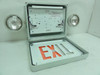 Big Beam 2E4XL1RW-L; Emergency Exit Sign; NEEDS BATTERY