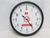 Industry-Std 2CHY2; Metal Frame Analog Clock; Round Arabic