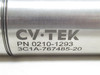 CV Tek 0210-1293; Air Cylinder; SS; 2-1/2"ID x 2" Stroke