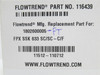 Flowtrend 116439; Shaft Seal; Use W/Fristam SSK 633 SC/SC-C/F