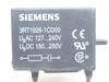 Siemens 3RT1926-1CD00; Surge Suppressor 127/240VAC; 150/250VDC