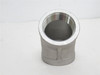 Industry-Std 1LTB8; Pipe Elbow; SS-304; 1-1/4NPT; Class: 150
