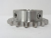 MFG- SS40B16X1-1/4"; Sprocket #40; SS; 16 Teeth; 1-1/4"ID