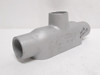 OZ Gedney 0ZGTB100A; Conduit Body 1" Threads; Aluminum; Type: TB