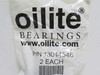 Oilite 13044548; Lot-2; Bronze Bushings; 20mmID x 26mm Hub OD