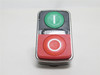 Schneider XB4BW73731M5; Illuminated Switch; 2-Head; 6A 120VAC