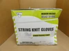 Workhorse E54251005; Box-480; Chartreuse String Knit Gloves