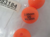 Peco 4993184; Lot-4 2.0 mm QG Sphr 25mm ABS Balls