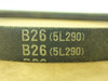 Jason B26(5L290); Lot-2 Multi Plus V-Belt; 29"L; 21/32" Top W