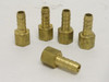 MFG- NI126HBL-6-4; Lot-5 Barbed Hose Fitting 1/4 NPT x # 6 Hose