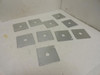 Industry-Std 3KF44 ; Lot-10 Square Flat Cover 4"; 1/2" Knockout