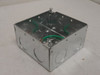 Eaton TP558; Lot-2 Outlet Boxes 4-11/16" Sq; 2-1/8" Deep