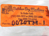Butcher Boy Machines LLC 20779; Guide Bar Assembly