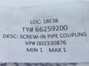 MAREL 2330876; Tube Elbow; 90Deg; 5/16" PTC x M10-1 Thread