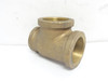 Cryovac SP207311; Red Brass Tee; 1-1/4NPT x 1-1/4NPT x 1NPT