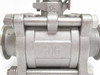 Industry-Std 11A424; Sanitary Ball Valve; SS-316; 1-1/2" Clamp