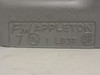 Appleton LB37; Conduit Body; Type: LB; 1 FNPT; Form 7