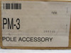 Lithonia PM-3; Pole Accessory; 2-1/2"ID; Adjustable; Brown