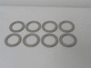 Ross Industries 13080886; Lot-8 Round Shims 25mmID 36mmOD