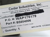 Cedar Industries BS604006; Single Roll Paper Towel Holder; SS