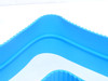 Foodmate IE03007032; Guided Blue Rubber Belt 40" L x 3-7/8" W