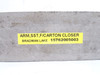 Bradman Lake 15762005003; Carton Closer Arm; SS; 16-3/8" Long