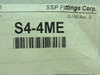 SSP S4-4ME; Elbow Fitting; 90Deg; SS-316; 1/4 BOSS x 1/4 NPT