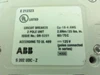 ABB S202UDC-Z3; Circuit Breaker; 2-Pole; 3A; 125V