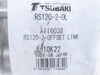 Tsubaki RS120-2-0L; Roller Chain Offset Link; #120; 2-Strand