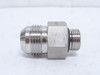 MFG- 6400-12-12-O-SS; Adapter; SS-316; 3/4 JIC x 3/4 BOSS