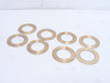 Tipper-Tie 776006; Lot-8 Brass Slide Disks; 42mmID x 68mmOD
