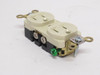 Hubbell HBL5252I; Ivory Receptacle; Industrial; 15A; 125VAC