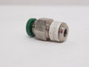Parker W68PLP-3-2; Lot-2 Brass Connectors; 3/16" PTC x 1/8MNPT