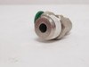 Parker W169PLP-6-6; Brass Swivel Elbow; 90Deg; 3/8"PTC x 3/8NPT