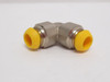 Parker EPB6; Brass PrestoLok Union Elbow 90Deg; 6mm Tube