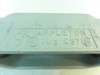 Appleton C57; Conduit Body; 1-1/2" Size; FM7; 28 CU IN