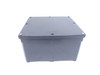 Carlon E989N; Black Plastic Junction Box; 8" x 8" x 4"