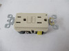Leviton GFNT1-I; GFCI Receptacle 15A NEMA 5-15R - Ivory  125V
