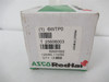 Asco 826H002; Solenoid Valve 2 Way 24V 1/8" Pipe Brass