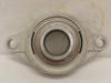 MRC C2F106SS; Flange Bearing 1-3/8"ID; 2-Bolt; Thermoplastic