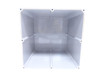 Carlon E989SSX; Grey PVC Junction Box; 8" x 8" 7"