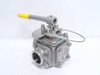 Sharpe BV3SVTF200C-A; Multi-Port Ball Valve; SS; 2" Clamp